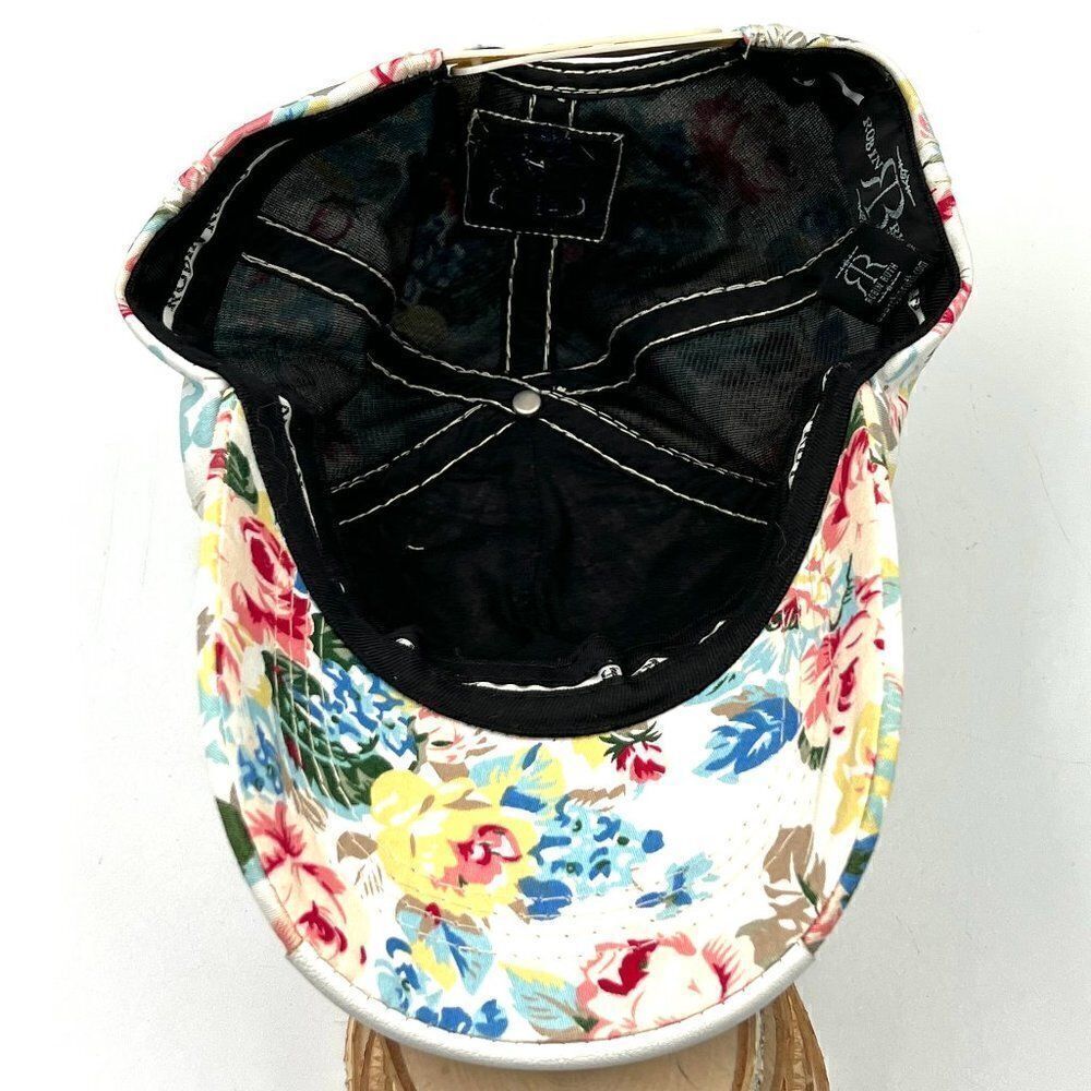 Robin Ruth Distressed Los Angeles Floral SnapBack hat - Picture 9 of 9